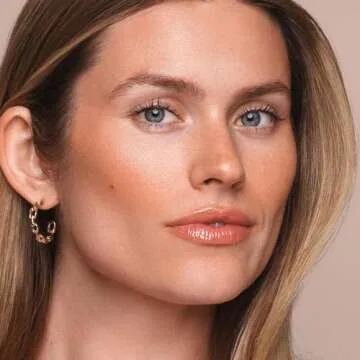 Jouer Bloom, Bronze & Glow Bronzer + Highlighter Stick - Cream Contour Makeup Stick - Hydrating Rose Hip Oil and Squalane Formula, Sunrise