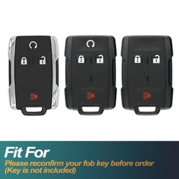 FEYOUN Key Fob Cover for Chevy GMC Stylish Protection