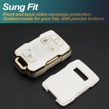 FEYOUN Key Fob Cover for Chevy GMC Stylish Protection