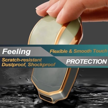 FEYOUN Key Fob Cover for Chevy GMC Stylish Protection