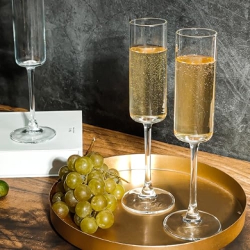 Elegant UMEIED Champagne Flutes Set of 12 for Celebrations