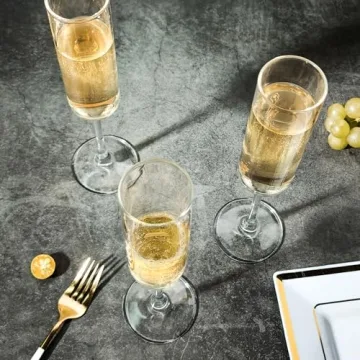 Elegant UMEIED Champagne Flutes Set of 12 for Celebrations