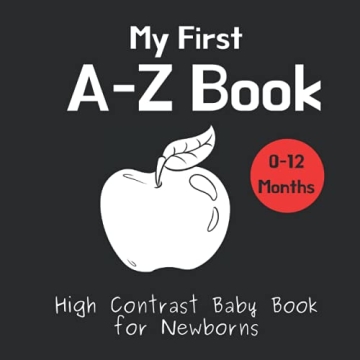 High Contrast Baby Book for Newborns - A-Z Learning