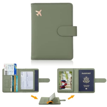 Cnycmy Passport Holder with Airtag for Secure Travel
