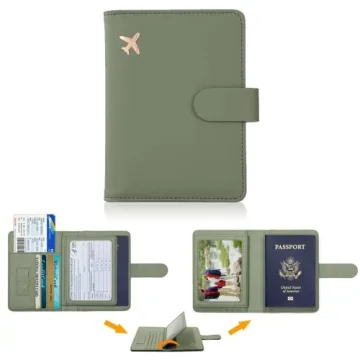 Cnycmy Passport Holder with Airtag for Secure Travel