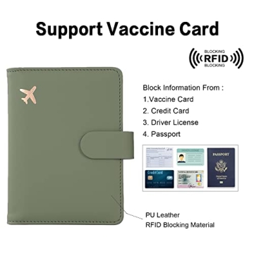 Cnycmy Passport Holder with Airtag for Secure Travel