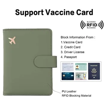 Cnycmy Passport Holder with Airtag for Secure Travel