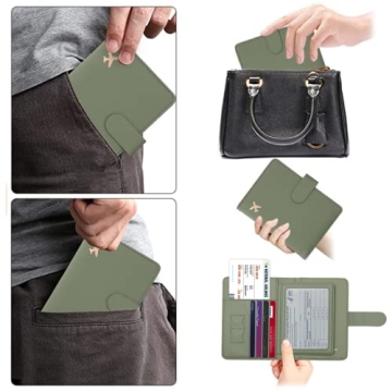Cnycmy Passport Holder with Airtag for Secure Travel