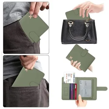 Cnycmy Passport Holder with Airtag for Secure Travel