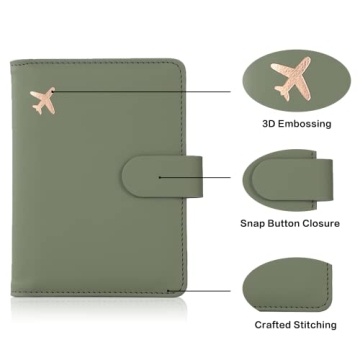Cnycmy Passport Holder with Airtag for Secure Travel