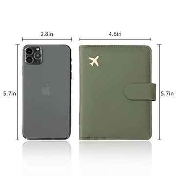 Cnycmy Passport Holder with Airtag for Secure Travel