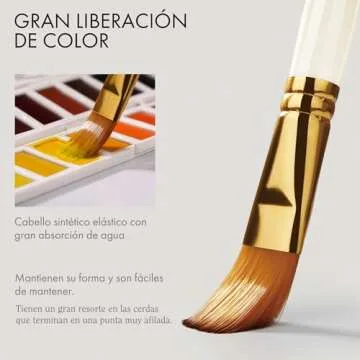 ARTIFY 18 Piece Paint Brush Set for Artists