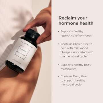 JSHealth Vitamins Hormone Balance for Women and PMS Support Supplement - Premenstrual Symptom Relief...