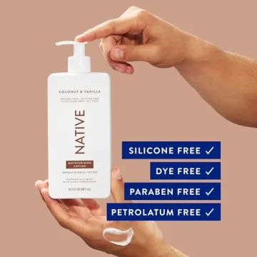 Native Body Lotion - Coconut & Vanilla, 16.5 fl oz - Hydrating