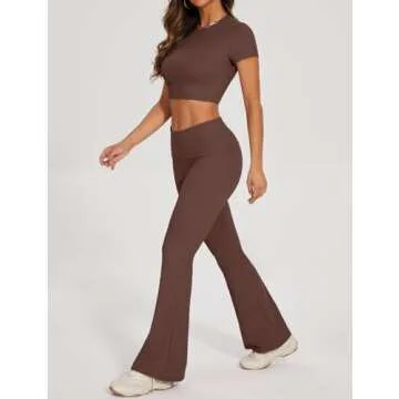 SEASUM Women's Y2K Casual Workout Set - Stylish Comfort