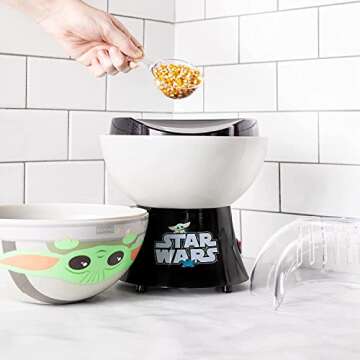 Baby Yoda Popcorn Maker - Fun, Healthy Snack Appliance