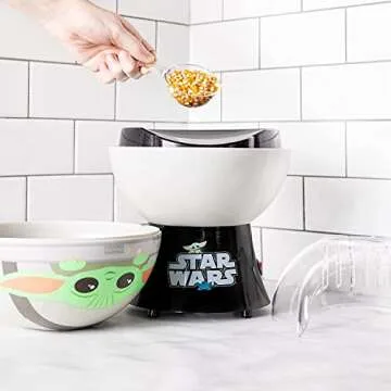 Baby Yoda Popcorn Maker - Fun, Healthy Snack Appliance