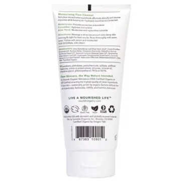 Nourish Organic Moisturizing Face Cleanser for All Skin Types