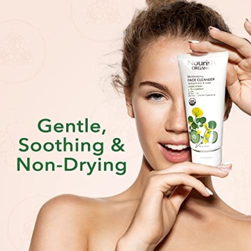 Nourish Organic Moisturizing Face Cleanser for All Skin Types