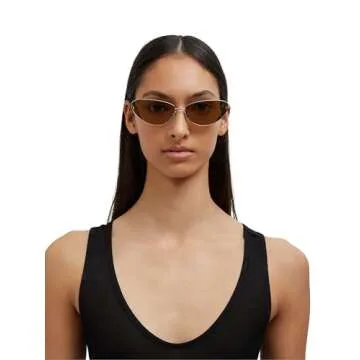 Stylish Christopher Esber Milla 96 Sunglasses in Olive