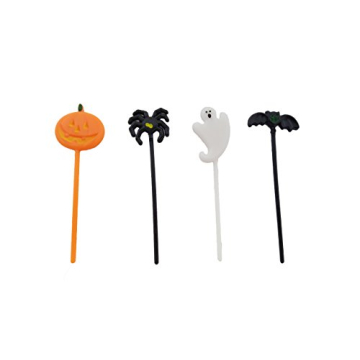 Spooky Halloween Food Topper Picks - 72 Piece Party Pack by Dondor!