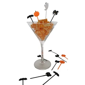 Spooky Halloween Food Topper Picks - 72 Pieces Festive Decoration