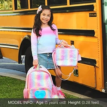 Bright Mibasies Rainbow Cat Lunch Box for Girls