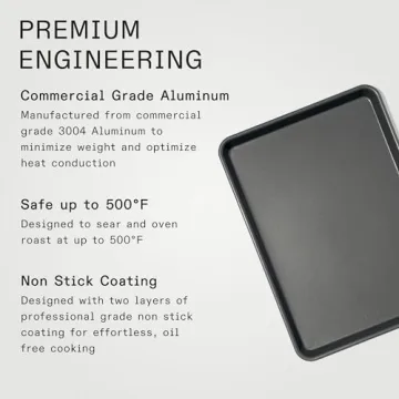 Made In Non Stick Sheet Pan for Easy Baking and Roasting