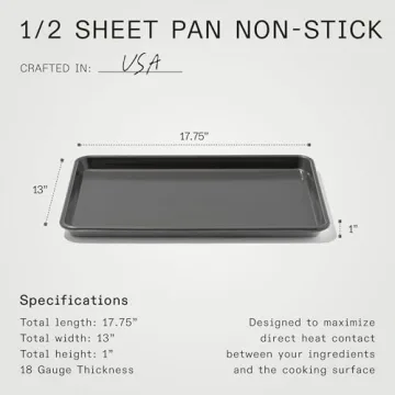 Made In Non Stick Sheet Pan for Easy Baking and Roasting