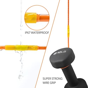 Wirefy 180 PCS Heat Shrink Butt Connectors Kit