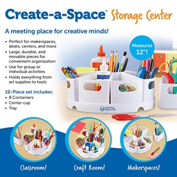 Learning Resources Create-a-Space Storage Center for Kids