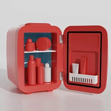 Compact Portable Mini Fridge for Skincare and Beverages