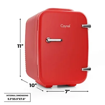 Compact Portable Mini Fridge for Skincare and Beverages