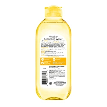 Garnier Micellar Water with Vitamin C Facial Cleanser 13.5 Fl Oz