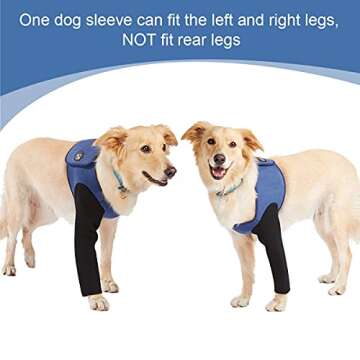 Dog Recovery Suit, Cone Collar Alternative, Abrasion Resistant Dog Recovery Sleeve, Washable 2.5mm T...