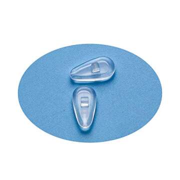 3 Pairs High-Comfort Air Cushioning Silicone Nose Pads for-Oakley Tincup OX3184 5094 0.5 OX5099 Wing...
