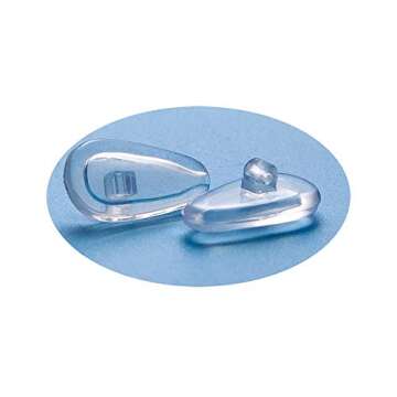 3 Pairs High-Comfort Air Cushioning Silicone Nose Pads for-Oakley Tincup OX3184 5094 0.5 OX5099 Wingfold OX5100 5101