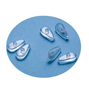 3 Pairs High-Comfort Air Cushioning Silicone Nose Pads for-Oakley Tincup OX3184 5094 0.5 OX5099 Wingfold OX5100 5101