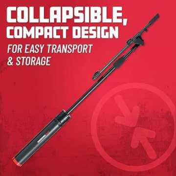 Gator Frameworks Tripod Mic Stand with Boom - Durable & Adjustable