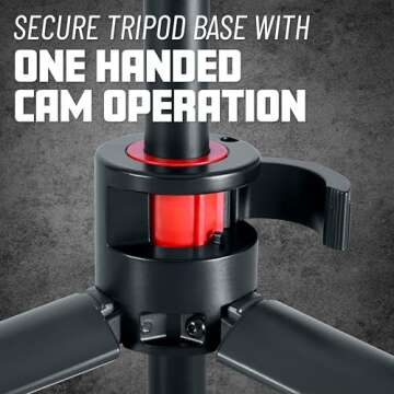 Gator Frameworks Tripod Mic Stand with Boom - Durable & Adjustable