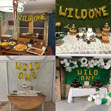 16" Wild One Birthday Balloons for Baby Parties