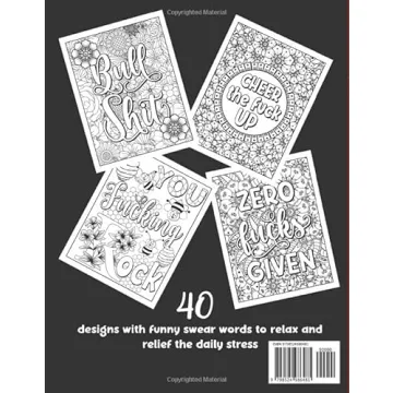 Adult Swear Words Coloring Book for Stress Relief