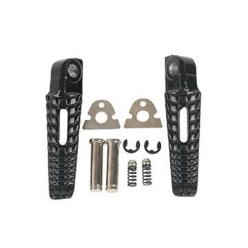 TCMI Motorcycles Foot Pegs Rear Passenger Footrests For Suzuki 2006-2018 GSXR 600, 2006-2018 GSXR 750, 2005-2017 GSXR1000, 2008-2013 Suzuki B-KING