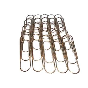 Butler in the Home 4" Inch Mega Large Jumbo Giant Big Paper Clips Massive Mega 25 Pack 100mm, Silver