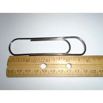 Butler in the Home Mega Jumbo Big Paper Clips - 25 Pack