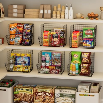 Rolling Toy Storage Cart with S-Hooks Organizer