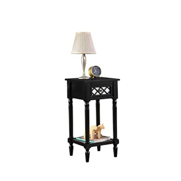 Khloe Deluxe 1 Drawer Accent Table in Various Finishes