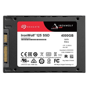 Seagate IronWolf 125 SSD, 4TB High-Performance Storage Solution