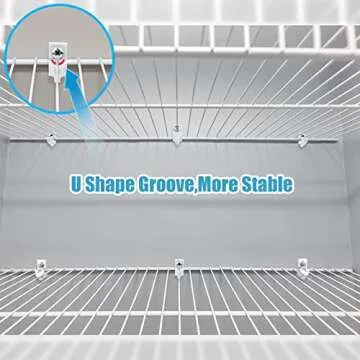 24 Pack Heavy Duty Wall Clip Closet Shelf Organizers
