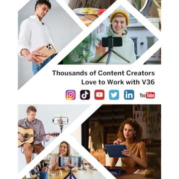 WEWAHIVER Mini Wireless Lavalier Microphone for All Devices